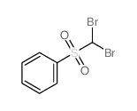 Benzene,[(dibromomethyl)sulfonyl]- 结构式