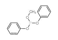 二苯基亚磷酸甲酯 结构式