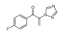 1-(4-氟苯基)-2-(1H-1,2,4-三唑-1-基)丙-2-烯-1-酮 结构式