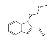 1-(甲氧基甲氧基)-1H-吲哚-2-甲醛 结构式