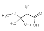 2-溴-3-甲氧基-3-甲基丁酸 结构式