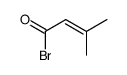 3-甲基-2-丁烯酰溴 结构式