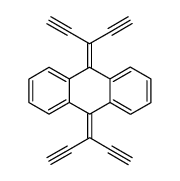 9,10-二氢-9,10-二(戊-1,4-二炔-3-亚基)蒽 结构式
