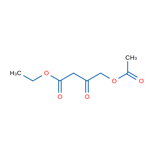 4-乙酰氧基-3-氧代丁酸乙酯 结构式