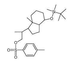 (2S)-2-[(4S,7aR)-4-{[二甲基(2-甲基-2-丙基)硅烷基]氧基}-7A-甲基八氢-1H-茚-1-基]丙基4-甲基苯磺酸酯 结构式