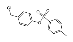 4-(氯甲基)苯酚对甲苯磺酸酯 结构式