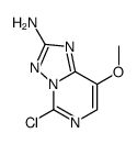 5-氯-8-甲氧基[1,2,4]三唑并[1,5-c]嘧啶-2-胺 结构式
