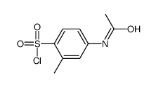 4-(乙酰胺)-2-甲基苯磺酰氯 结构式
