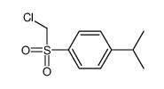 1-氯甲基磺酰基-4-异丙基苯 结构式