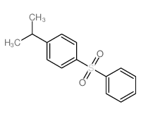 1-异丙基-4-(苯磺酰基)苯 结构式