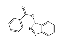 1-(苯甲酰基氧基)-1H-1,2,3-苯并三氮唑 结构式