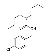 3,3-二丁基-1-(5-氯-2-甲基苯基)脲 结构式