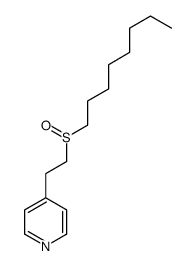 4-[2-(辛基亚磺酰基)乙基]吡啶 结构式