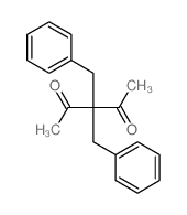 3,3-二苄基-2,4-戊二酮 结构式