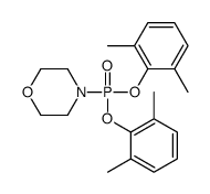 Phosphonic acid, 4-morpholinyl-, bis(2,6-dimethylphenyl) ester 结构式