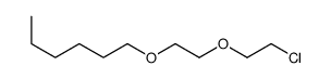 1-[2-(2-氯乙氧基)乙氧基]己烷 结构式