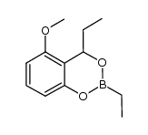 2,4-二乙基-5-甲氧基-4H-苯并[d][1,3,2]二氧杂硼杂环己烯 结构式