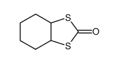 六氢-1,3-苯并二硫杂环戊烯-2-酮 结构式