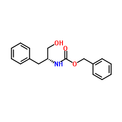 N-苄氧羰基-D-苯丙氨醇 结构式