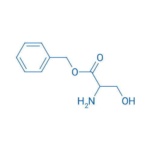 2-氨基-3-羟基丙酸苄酯 结构式