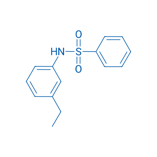 N-(3-乙基苯基)苯磺酰胺 结构式