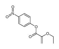 2-Propenoic acid, 2-ethoxy-, 4-nitrophenyl ester 结构式