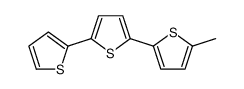 5-甲基-2,2':5',2''-三联噻吩 结构式