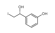 (R)-3-(1-羟基-2-碘乙基)苯酚 结构式