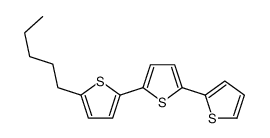 5-戊基-2,2':5',2''-三联噻吩 结构式