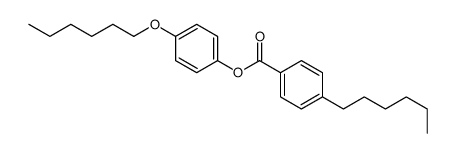 4-己基苯甲酸-4-(己氧基)苯酯 结构式
