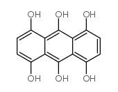 二氢-1,4,5,8-四羟基蒽醌 结构式