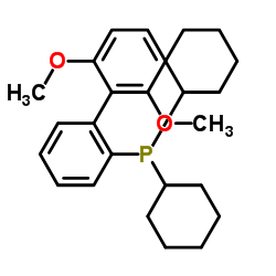 2-双环己基膦-2',6'-二甲氧基联苯 结构式