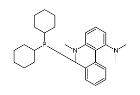 2-二环己基膦-2'6'-双(N,N-二甲胺基)-1,1'-联苯 结构式