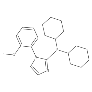 2-(二环己基膦基)-1-(2-甲氧基苯基)-1H-咪唑 结构式