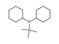 二环己基(三甲基硅基)膦 结构式