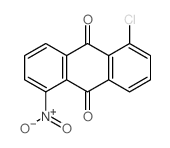 1-氯-5-硝基蒽醌 结构式