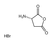 (S)-3-氨基二氢呋喃-2,5-二酮氢溴酸盐 结构式
