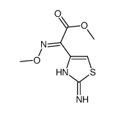 (Z)-2-(2-亚氨基-2,3-二氢噻唑-4-基)-2-(甲氧基亚氨基)乙酸甲酯 结构式