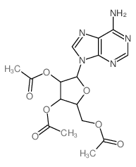 阿糖腺苷2',3',5'-三乙酸酯 结构式