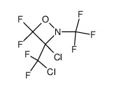 3-氯-3-(氯二氟甲基)-4,4-二氟-2-(三氟甲基)-1,2-氧杂环丁烷 结构式