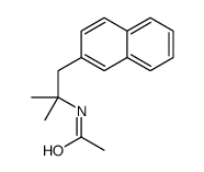 N-(2-甲基-1-萘-2-基丙-2-基)乙酰胺 结构式