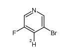 3-溴-5-氟吡啶-4-d 结构式