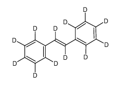 反式-1,2二苯乙烯-D12 结构式