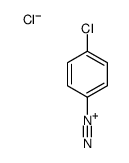 Benzenediazonium, 4-chloro-, chloride 结构式