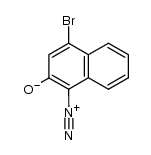 4-溴-1-重氮-2(1H)-萘酮 结构式