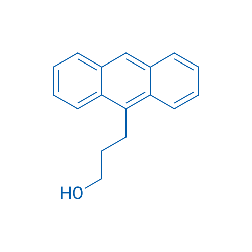 9-蒽丙醇 结构式