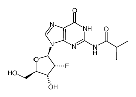 N2-异丁酰-2'-氟脱氧鸟苷 结构式