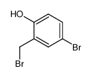 4-溴-2-(溴甲基)苯酚 结构式