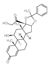 曲安奈德苯乙酮缩酮 结构式