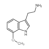 7-甲氧基色胺 结构式